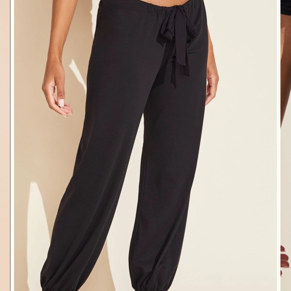 NWT Eberjey Heather Cotton Slouchy Jogger Pants